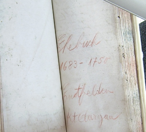Ehebuch 1683-1750