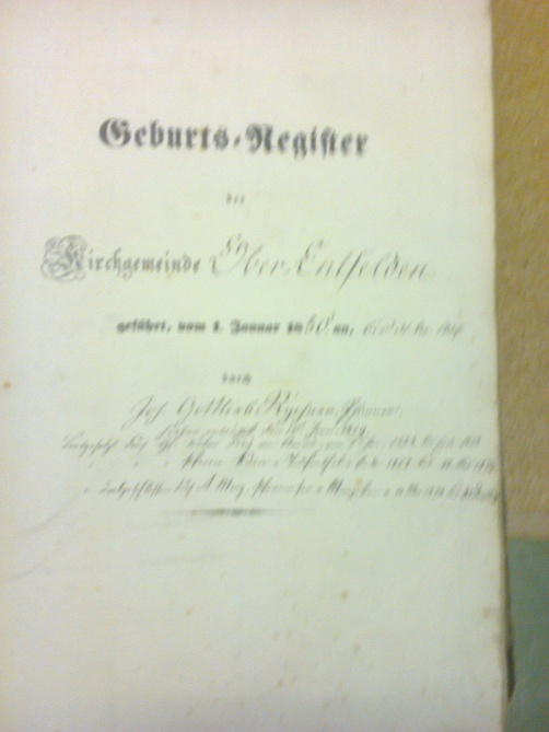 Geburtsregister 1850-1875 1